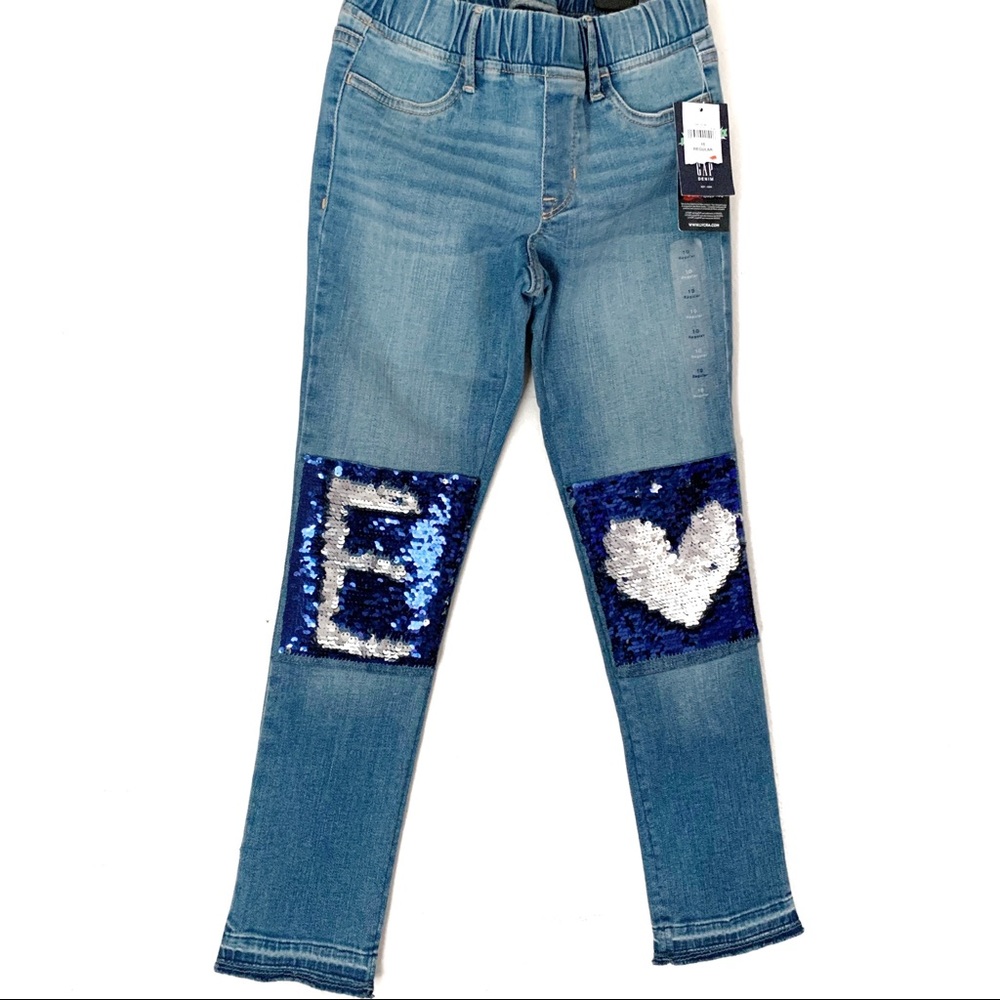 Gap flippy sequin jeggings little girls
